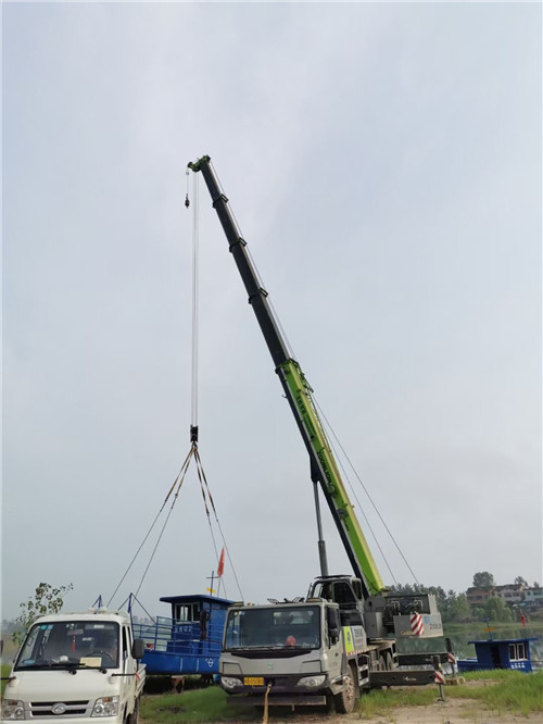 惠山区桥梁建设吊装案例